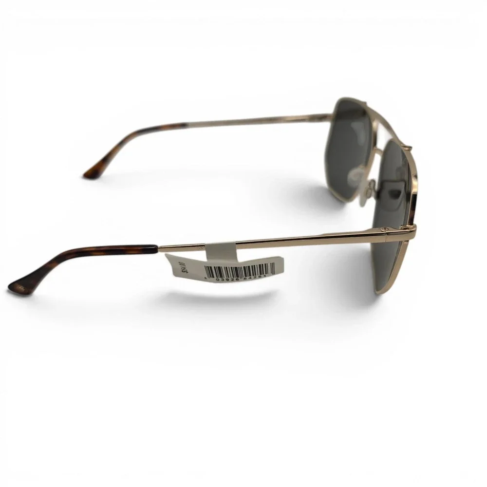 Phat Farm Mens Aviator Sunglasses Gold Geometric HV110 GLD 61-15-145 NWT